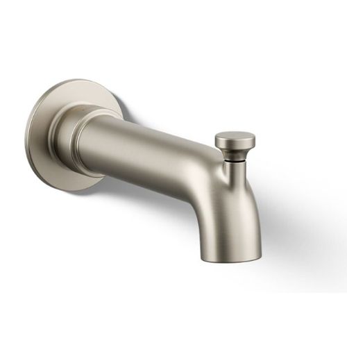 Main product image of Castia Wall Mount Bath Spout w/ Diverter (Vibrant Brushed Nickel), K-35923-BN
