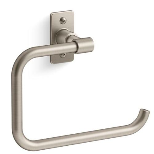 Main product image of Castia Towel Ring (Vibrant Brushed Nickel), K-35928-BN