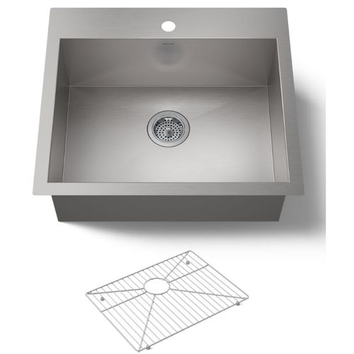 Main product image of Vault 25" Top-/undermount Single-bowl Kitchen Sink (Stainless Steel), K-3822-1-NA