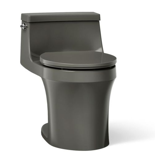 Main product image of San Souci One-piece Round-front Toilet, 1.28 GPF (Thunder Grey)