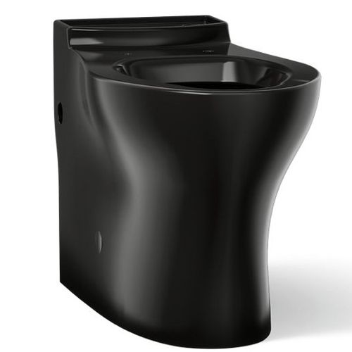 Main product image of Persuade Elongated Toilet Bowl w/ Skirted Trapway (Black), K-4326-7