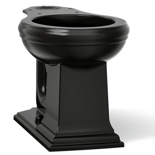 Main product image of Memoirs Round-front Bowl w/ Concealed Trapway (Black), K-4387-7