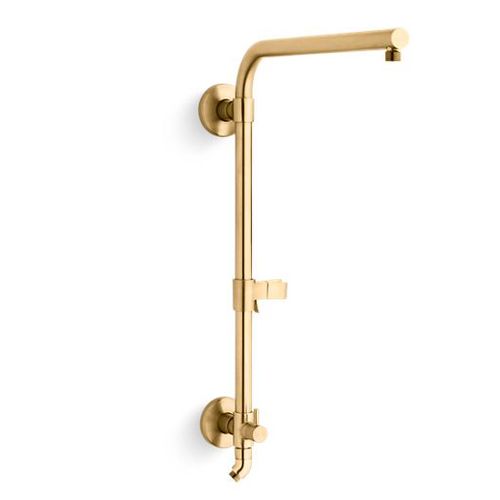 Main product image of HydroRail-R Beam Shower Column (Vibrant Brushed Moderne Brass), K-45212-2MB