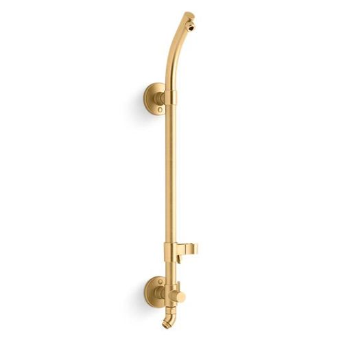 Main product image of HydroRail-S Shower Column (Vibrant Brushed Moderne Brass), K-45906-2MB