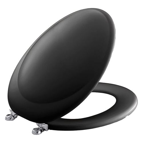 Main product image of Revival Elongated Toilet Seat Assembly (Black), K-4615-CP-7