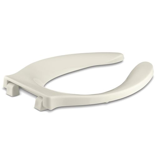 Main product image of Stronghold Elongated Toilet Seat w/ Integrated Handle And Self-sustaining Check Hinge (Biscuit), K-4731-SC-96