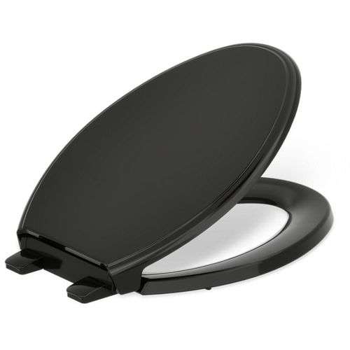 Main product image of Glenbury Readylatch Quiet-close Elongated Toilet Seat (Black), K-4733-RL-7