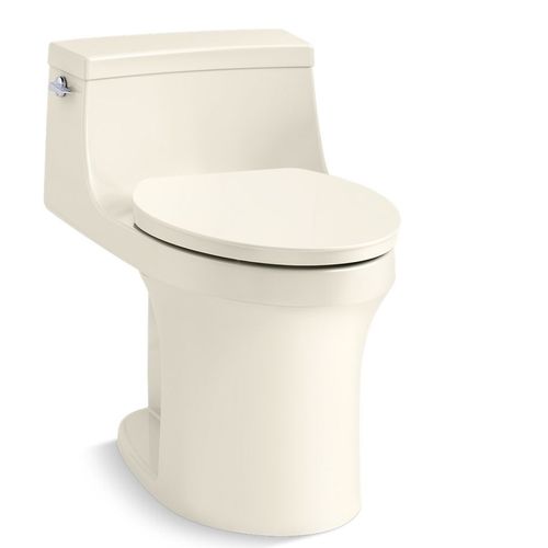 Main product image of San Souci One-piece Compact Elongated Toilet w/ Concealed Trapway, 1.28 GPF (Biscuit), K-5172-96