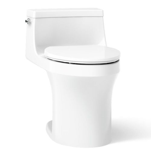 Main product image of San Souci Hidden Cord One-piece Compact Elongated Toilet w/ Concealed Trapway, 1.28 GPF Toilet (White), K-5172-HC-0