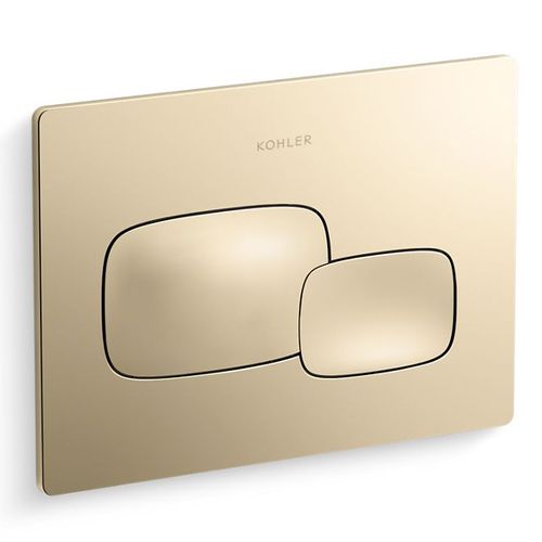 Main product image of Cue Flush Actuator Plate For 2"x 4" In-wall Tank And Carrier System (Vibrant French Gold), K-5413-AF