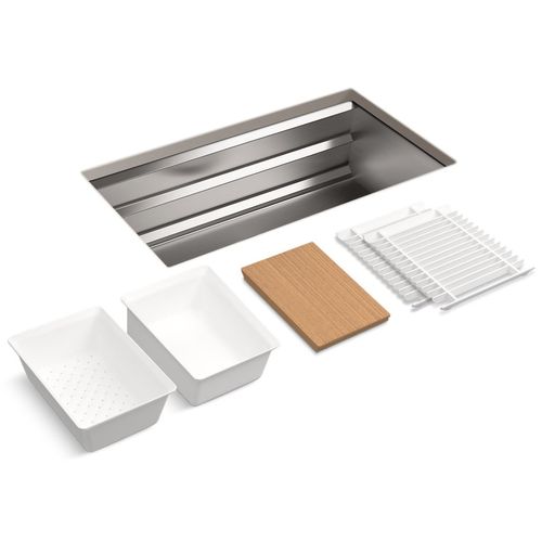 Main product image of Prolific 33" Undermount Single-bowl Workstation Kitchen Sink (Stainless Steel), K-5540-NA