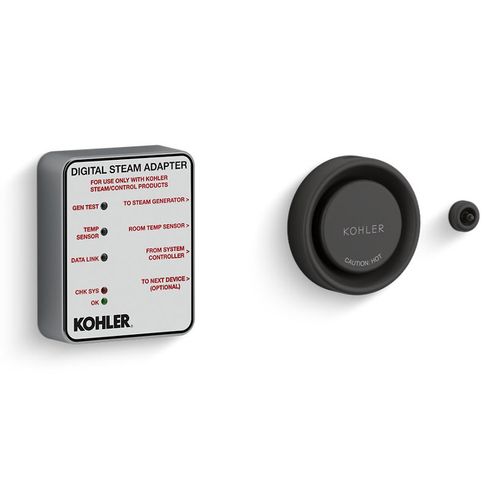 Main product image of Invigoration Digital Steam Adapter Kit (Matte Black), K-5548-K1-BL