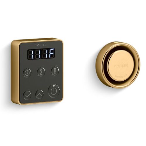 Main product image of Invigoration Steam Generator Control Kit (Vibrant Brushed Moderne Brass), K-5557-2MB
