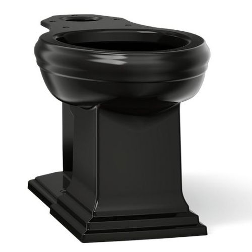 Main product image of Memoirs Elongated Bowl w/ Concealed Trapway (Black), K-5626-7