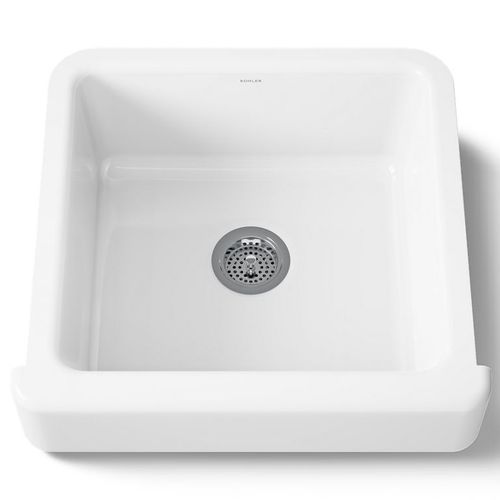 Main product image of Whitehaven 23-1/2" Undermount Single-bowl Farmhouse Kitchen Sink (White), K-5664-0
