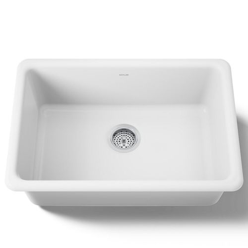 Main product image of Iron/Tones 27" Top-/undermount Single-bowl Kitchen Sink (White), K-5708-0