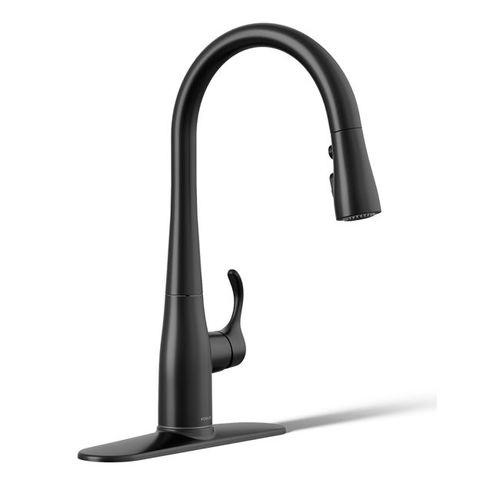 Main product image of Simplice Pull-Down Secondary Kitchen Faucet (Matte Black), K-597-BL