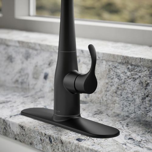 Main product image of Simplice Pull-Down Secondary Kitchen Faucet (Matte Black), K-597-BL
