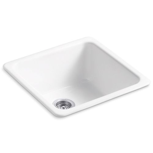 Main product image of Iron/Tones 21" Top-/undermount Single-bowl Bar Sink (White), K-6587-0