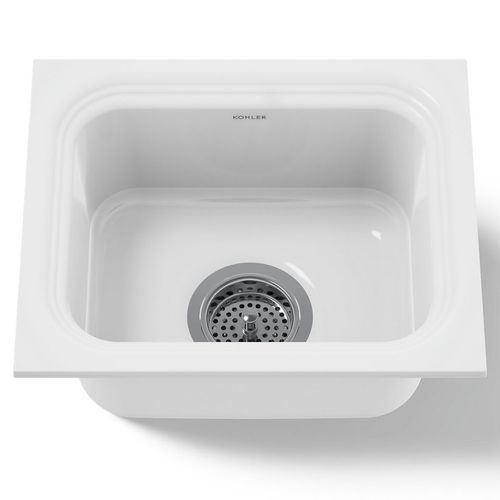 Main product image of Northland 15" Undermount Single-bowl Bar Sink (White), K-6589-U-0