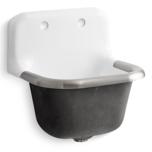 Main product image of Bannon 22-1/4" Wall Mount Service Sink (White), K-6714-0