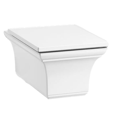 Main product image of Memoirs Wallhung Toilet W/ Seat (White), K-6918-0