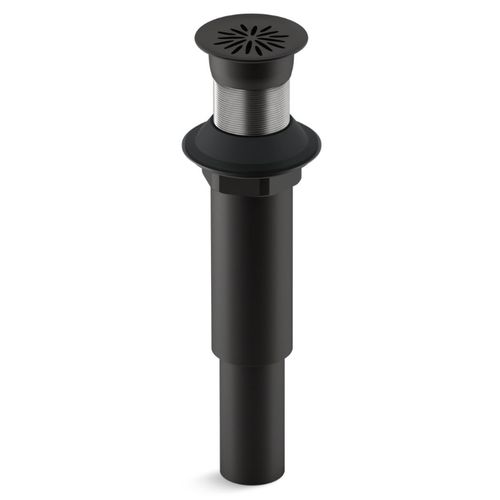 Main product image of Decorative Grid Drain w/ out Overflow (Matte Black), K-7107-BL