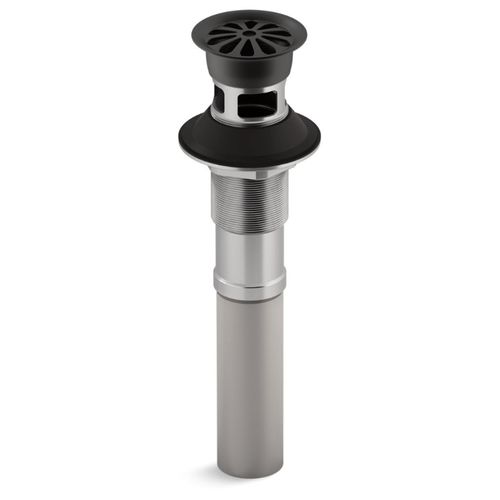 Main product image of Bathroom Sink Grid Drain w/ Overflow (Matte Black), K-7129-A-BL