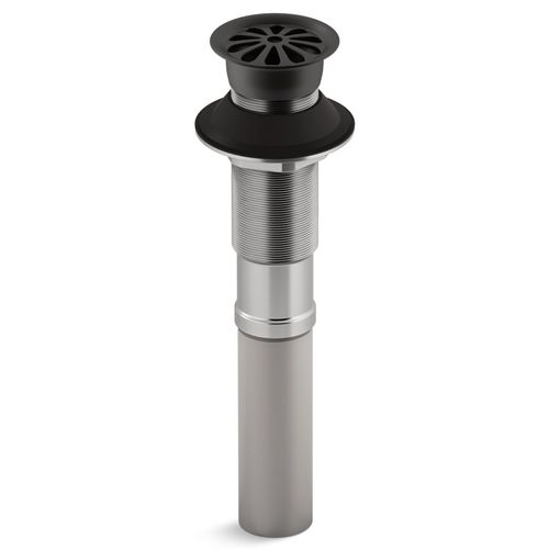 Main product image of Bathroom Sink Grid Drain w/ out Overflow (Matte Black), K-7129-BL