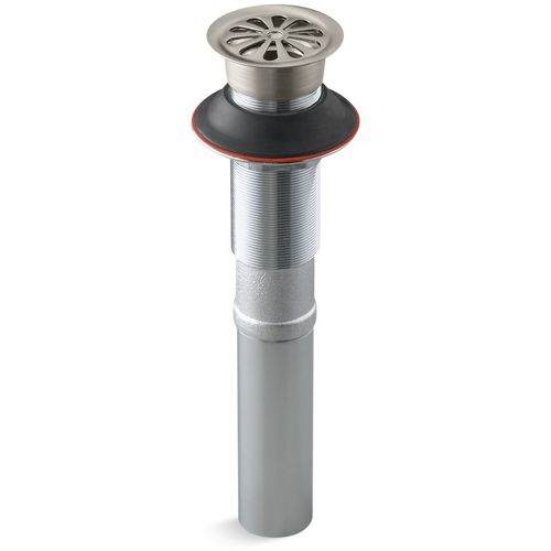 Main product image of Bathroom Sink Grid Drain w/ out Overflow (Vibrant Brushed Nickel), K-7129-BN