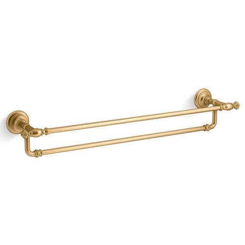 Main product image of Artifacts 24" Double Towel Bar (Vibrant Brushed Moderne Brass), K-72570-2MB