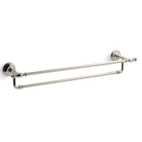 Main product image of Artifacts 24" Double Towel Bar (Vibrant Polished Nickel), K-72570-SN