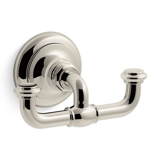 Main product image of Artifacts Double Robe Hook (Vibrant Polished Nickel), K-72572-SN