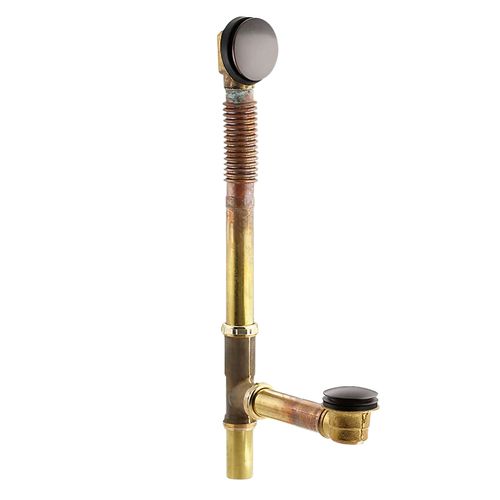 Main product image of Clearflo Brass Toe Tap Bath Drain (Oil-Rubbed Bronze), K-7259-2BZ