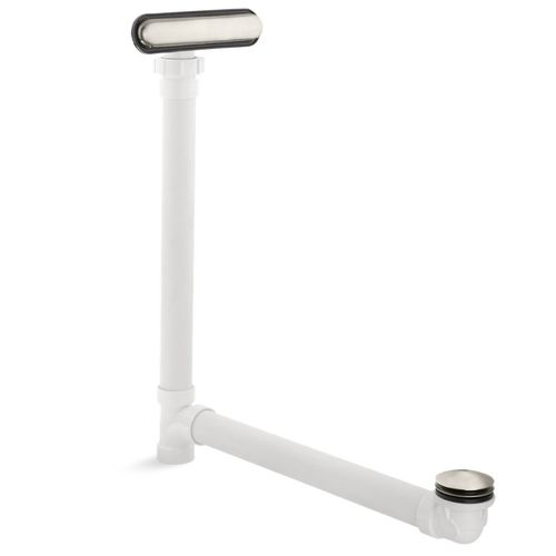 Main product image of Clearflo Slotted Overflow Bath Drain (Vibrant Brushed Nickel), K-7272-BN