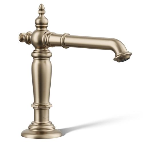 Main product image of Artifacts Bathroom Sink Faucet Spout Only w/ Column Design, 1.2 GPM (Vibrant Brushed Bronze), K-72760-BV