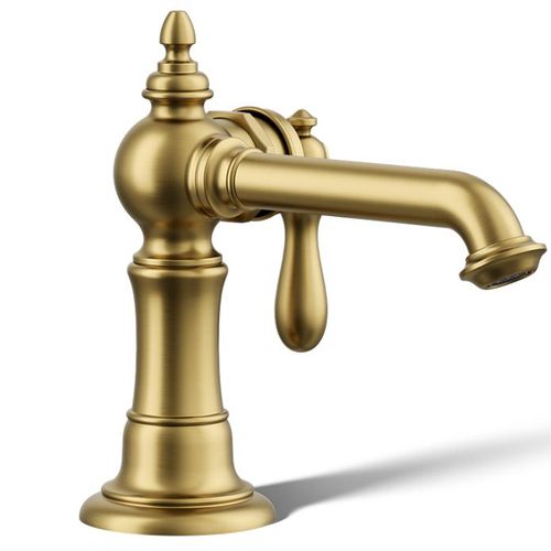 Main product image of Artifacts Single-handle Bathroom Sink Faucet, 1.2 GPM (Vibrant Brushed Moderne Brass), K-72762-9M-2MB