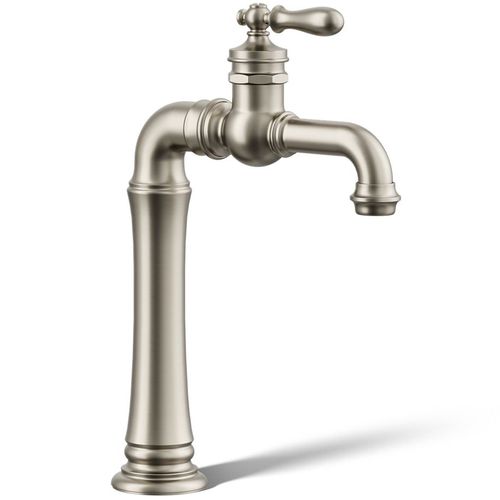 Main product image of Artifacts Gentleman's Single-handle Bathroom Sink Faucet, 1.2 GPM (Vibrant Brushed Nickel), K-72763-9M-BN