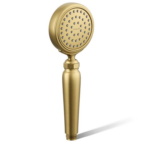 Main product image of Artifacts 1-Function Handshower, 1.75 GPM (Vibrant Brushed Moderne Brass), K-72776-G-2MB