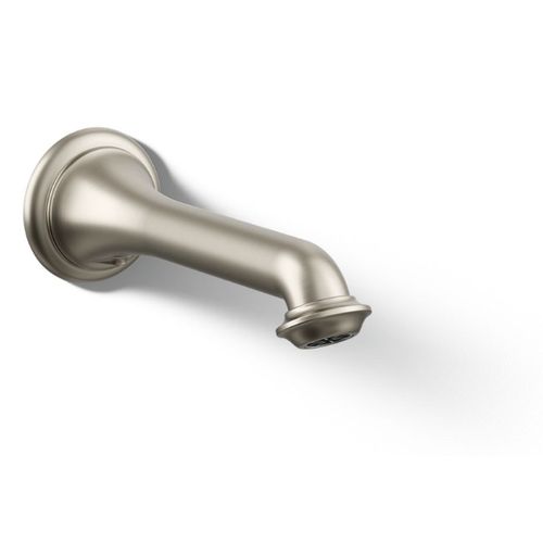 Main product image of Artifacts Wall Mount Bath Spout w/ Turned Design (Vibrant Brushed Nickel), K-72792-BN