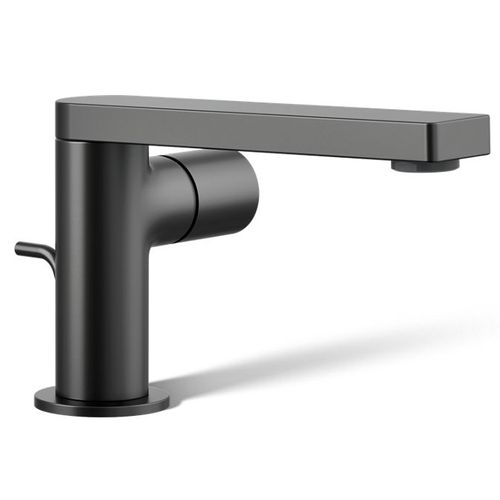 Main product image of Composed Single-handle Bathroom Sink Faucet w/ Cylindrical Handle, 1.2 GPM (Matte Black), K-73050-7-BL