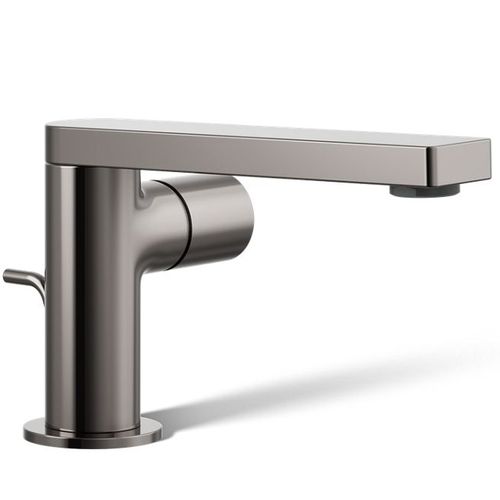 Main product image of Composed Single-handle Bathroom Sink Faucet w/ Cylindrical Handle, 1.2 GPM (Vibrant Titanium), K-73050-7-TT