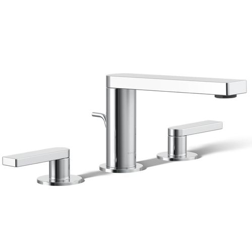 Main product image of Composed Widespread Bathroom Sink Faucet w/ Lever Handles, 1.2 GPM (Polished Chrome), K-73060-4-CP