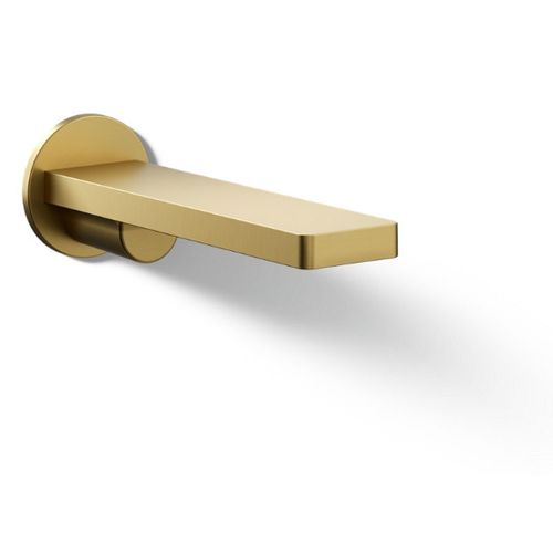 Main product image of Composed Wall Mount Bath Spout (Vibrant Brushed Moderne Brass), K-73120-2MB