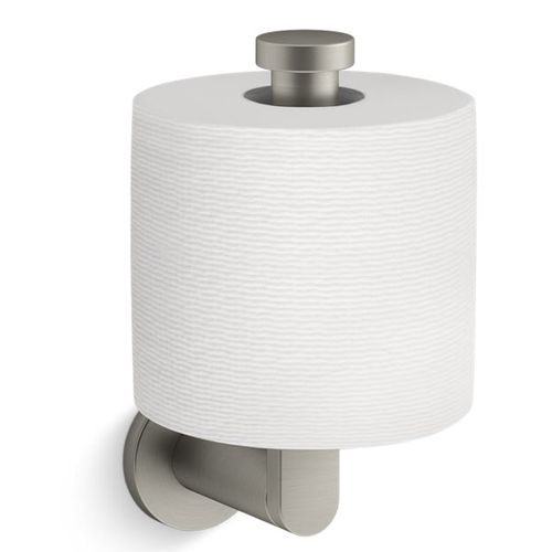 Main product image of Composed Vertical Toilet Paper Holder (Vibrant Brushed Nickel), K-73148-BN