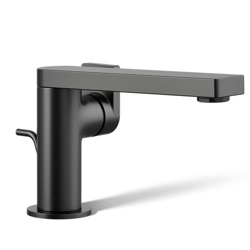 Main product image of Composed Single-handle Bathroom Sink Faucet w/ Lever Handle, 1.2 GPM (Matte Black), K-73167-4-BL