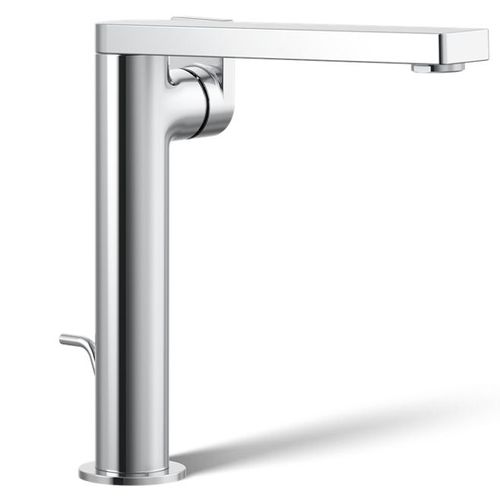 Main product image of Composed Tall Single-handle Bathroom Sink Faucet w/ Lever Handle, 1.2 GPM (Polished Chrome), K-73168-4-CP