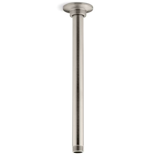 Main product image of 12" Ceiling Mount 1-Function Rainhead Arm And Flange (Vibrant Brushed Nickel), K-7392-BN