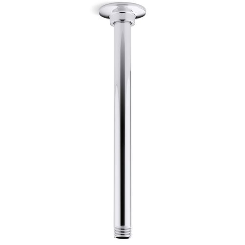 Main product image of 12" Ceiling Mount 1-Function Rainhead Arm And Flange (Polished Chrome), K-7392-CP