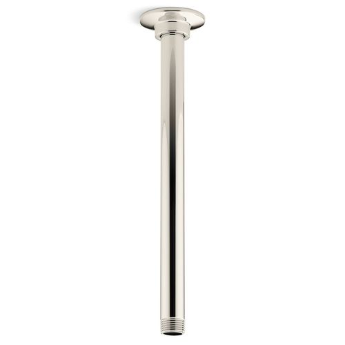 Main product image of 12" Ceiling Mount 1-Function Rainhead Arm And Flange (Vibrant Polished Nickel), K-7392-SN